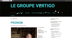 Desktop Screenshot of legroupevertigo.net